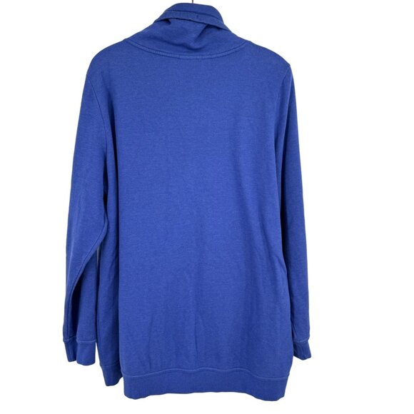 Nike Blue Full-Zip jacket womens size 1X plus pockets - Picture 9 of 10